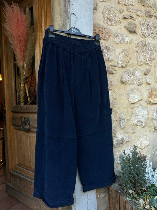 pantalon velour côtelé