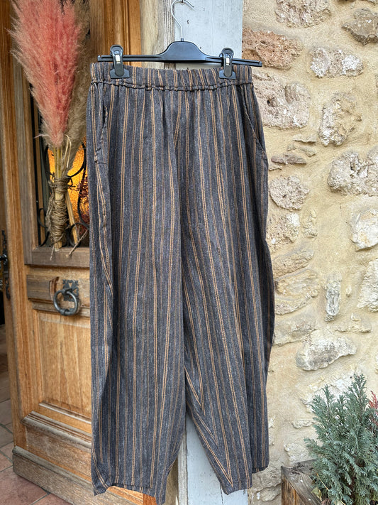 pantalon rayé