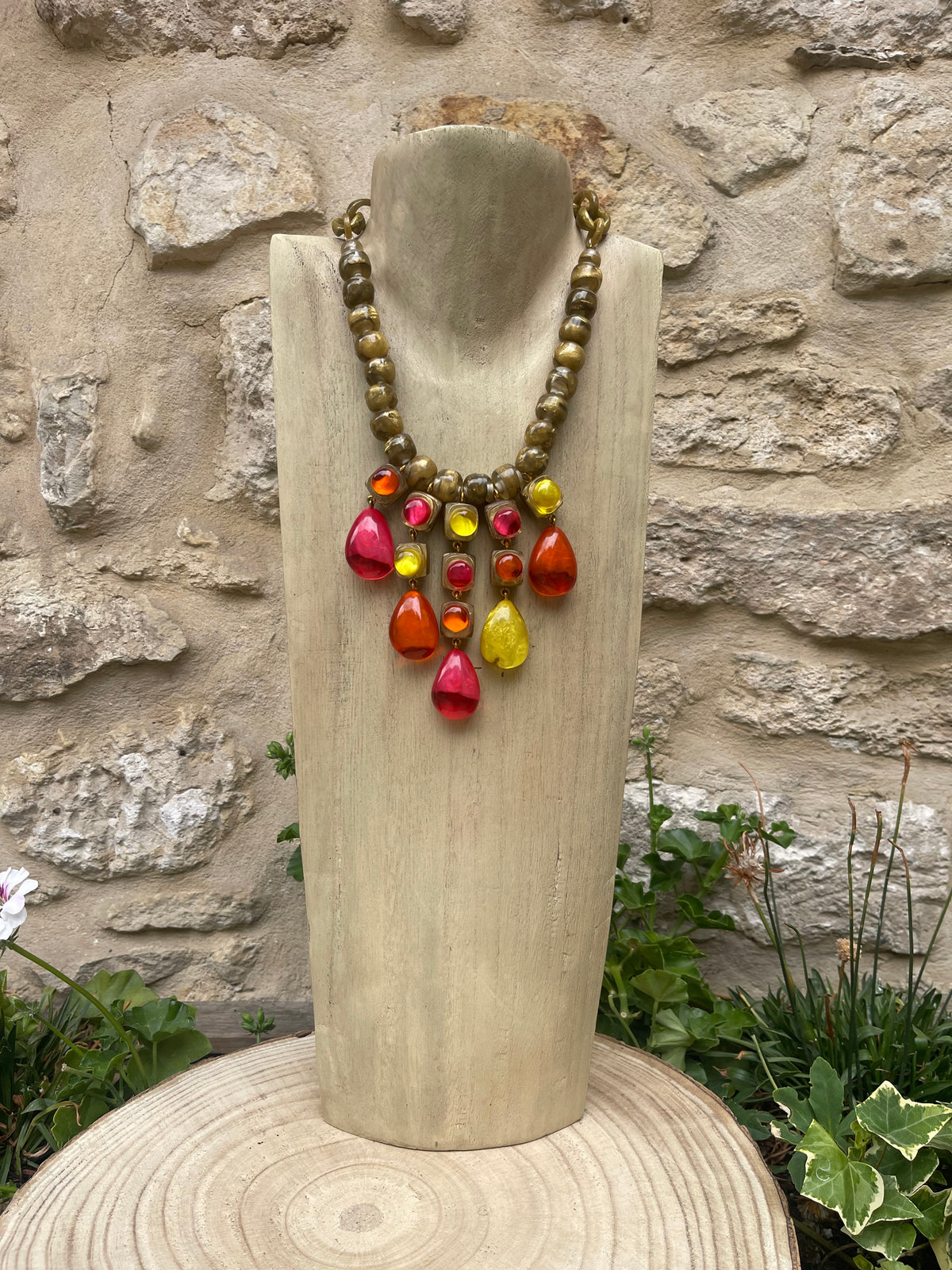 Collier NALINI MULTICOULEUR - Dominique Denaive