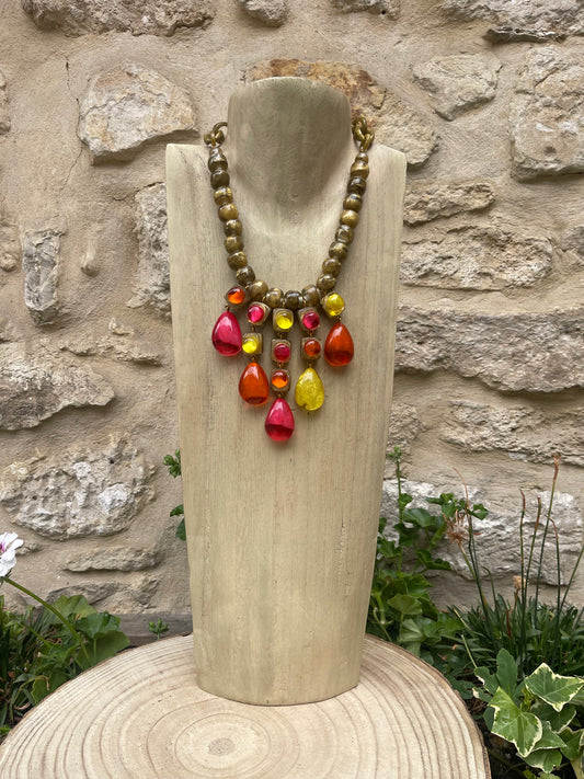 Collier NALINI MULTICOULEUR - Dominique Denaive