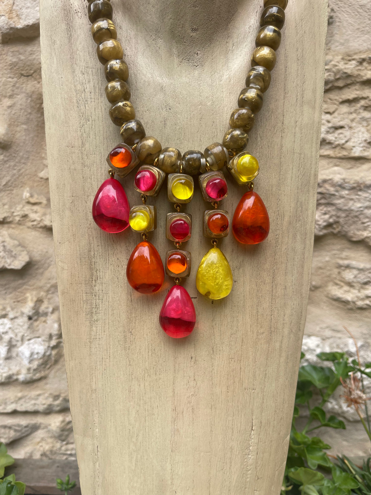 Collier NALINI MULTICOULEUR - Dominique Denaive