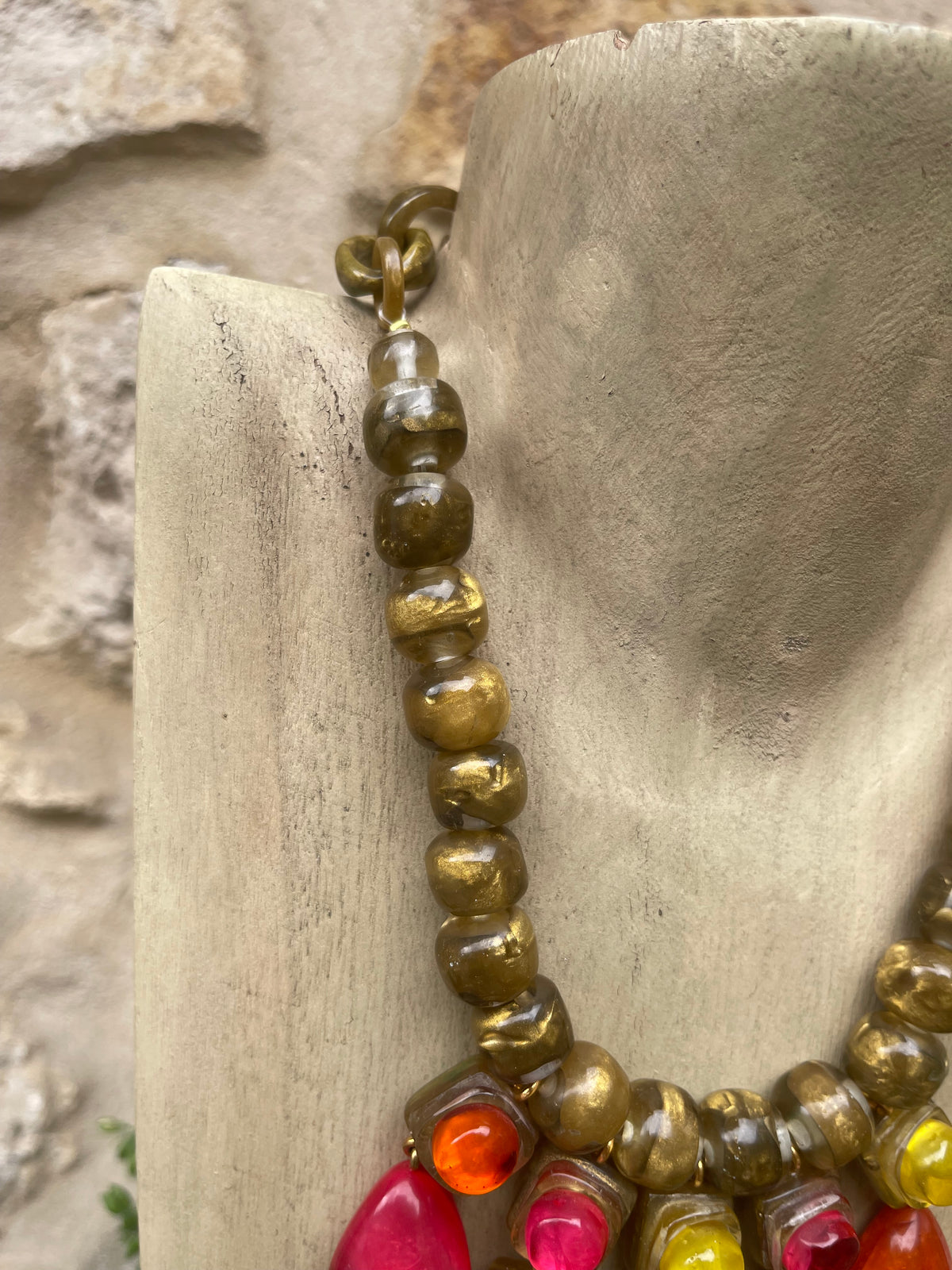 Collier NALINI MULTICOULEUR - Dominique Denaive