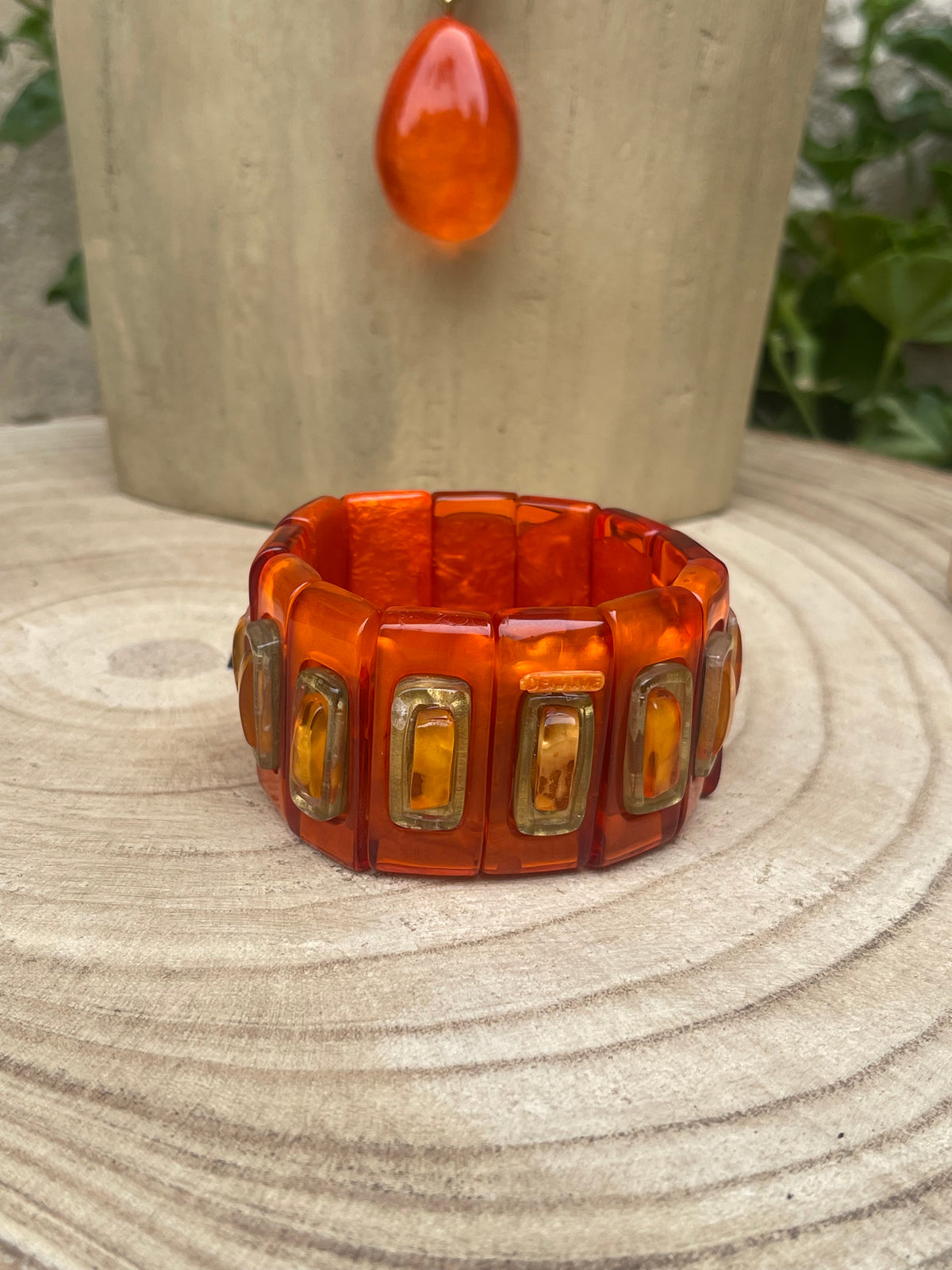 Bracelet CAMILLE TANGERINE - Dominique Denaive