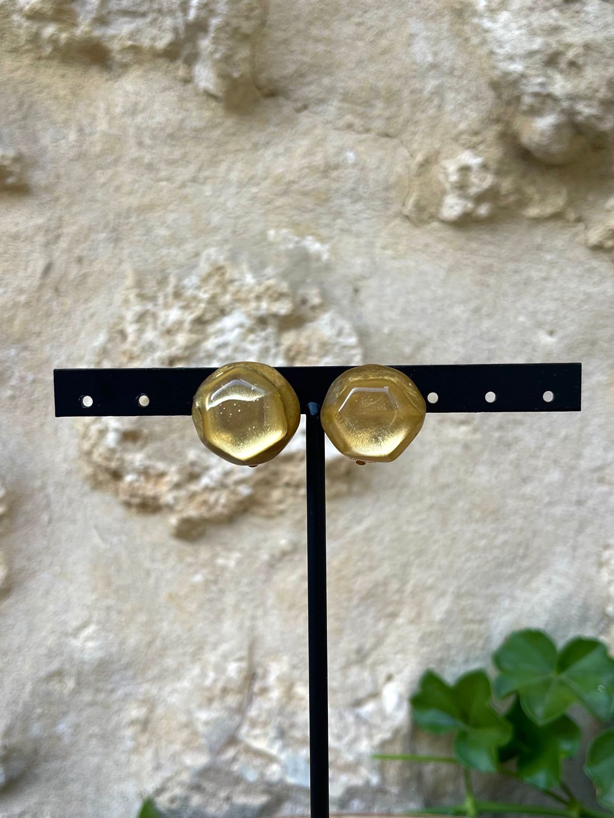 Boucles d'oreilles ADINA DORÉ - Dominique Denaive