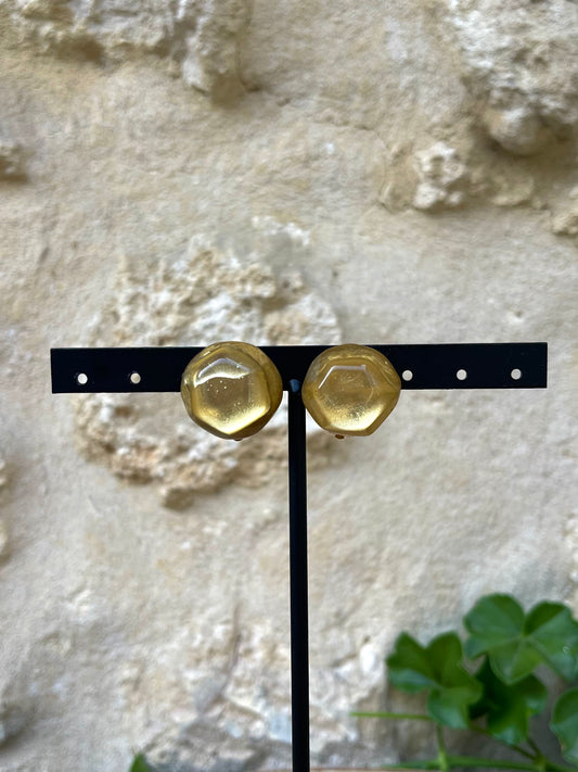 Boucles d'oreilles ADINA DORÉ - Dominique Denaive