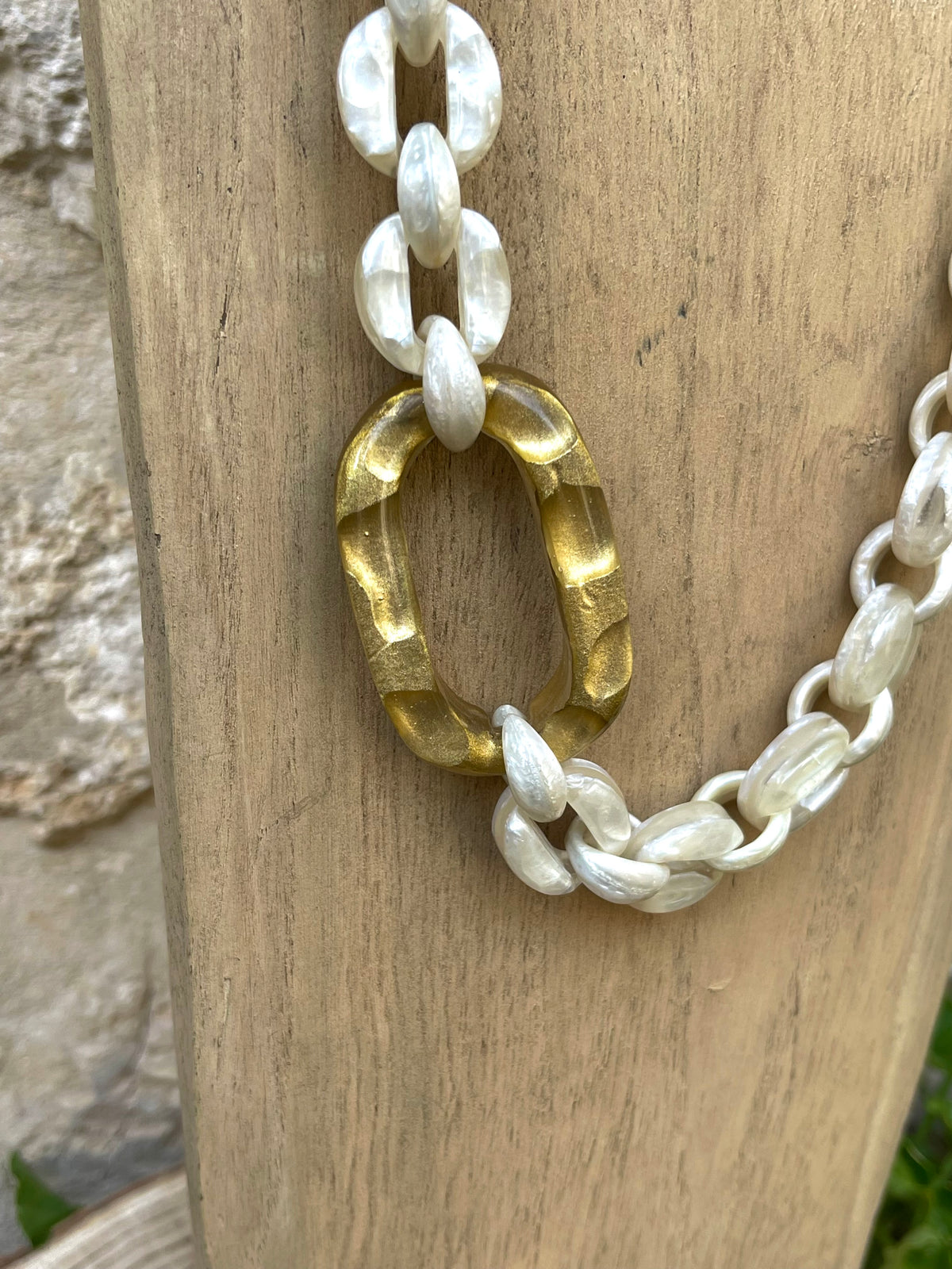 Collier CLAUDE NACRE - Dominique Denaive