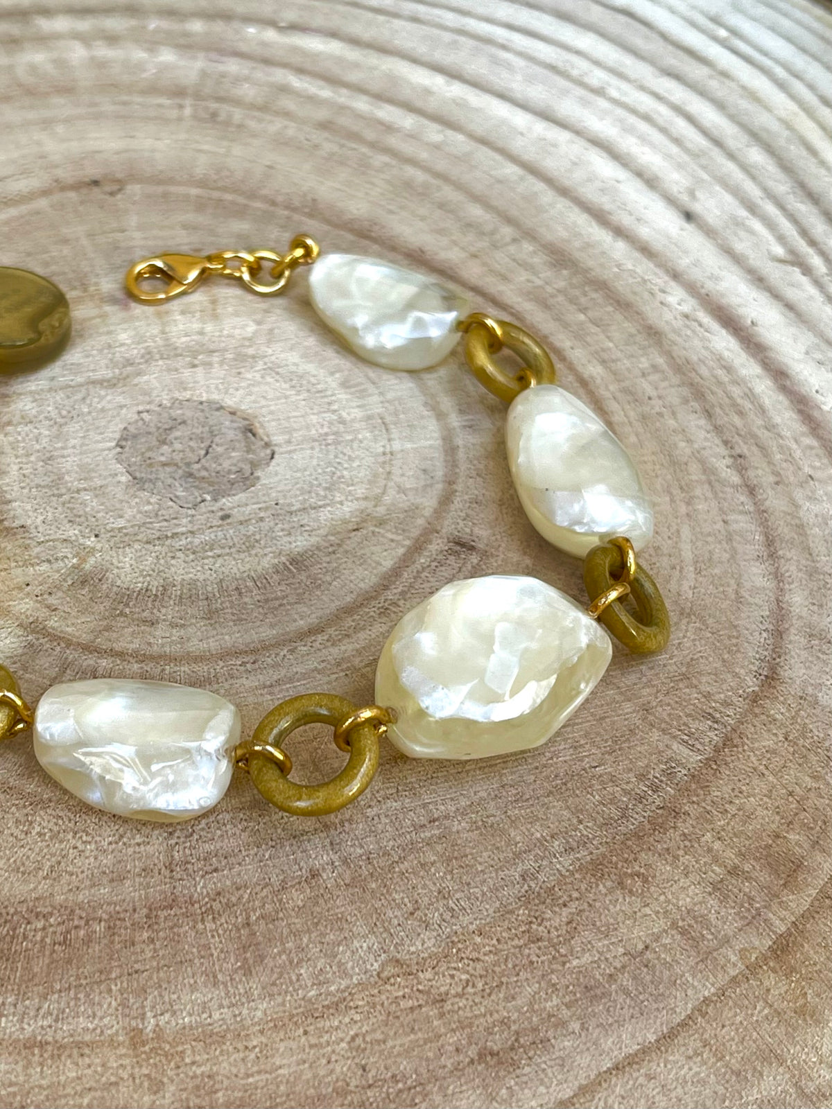 Bracelet THAIS NACRE - Dominique Denaive