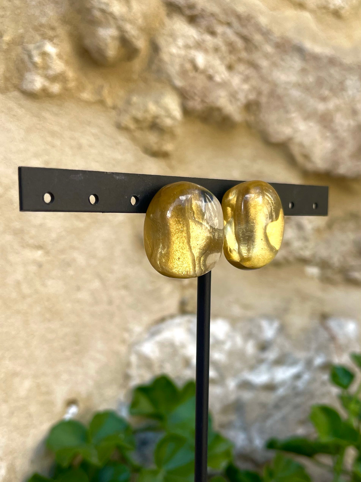 Boucles d'oreilles ANDRÉA DORÉ - Dominique Denaive