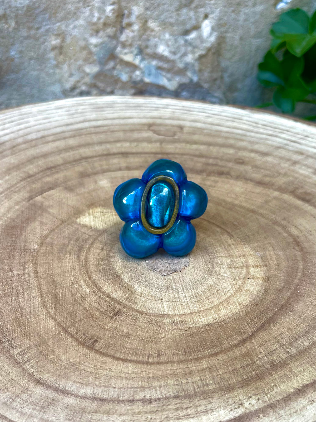 Bague SIA BLEU THUNDER - Dominique Denaive