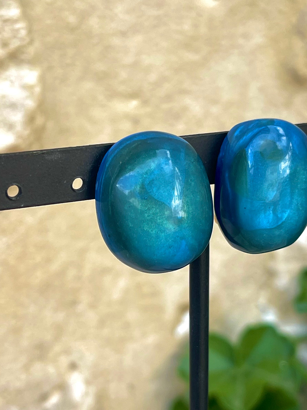 Boucles d'oreilles ANDRÉA BLEU - Dominique Denaive