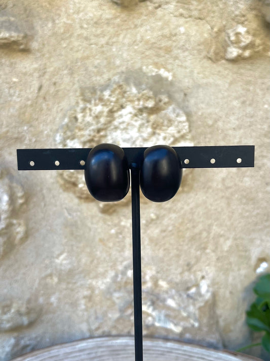 Boucles d'oreilles ANDRÉA NOIR - Dominique Denaive