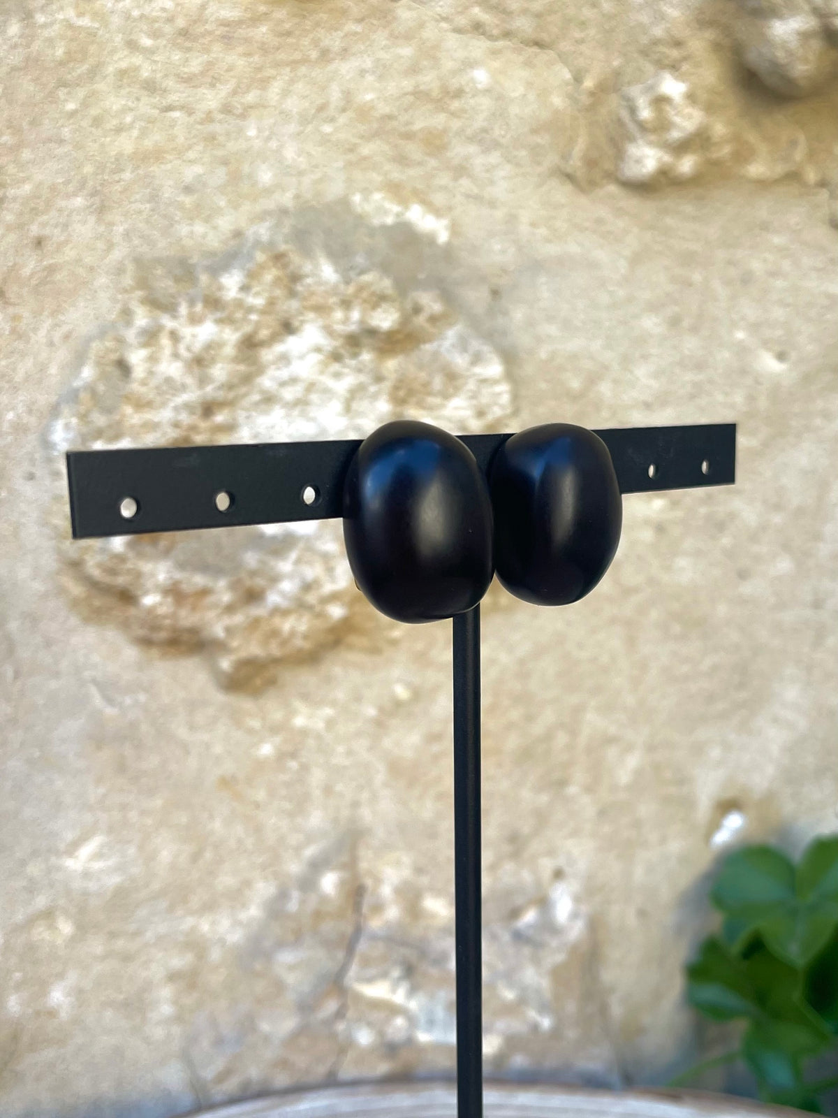 Boucles d'oreilles ANDRÉA NOIR - Dominique Denaive