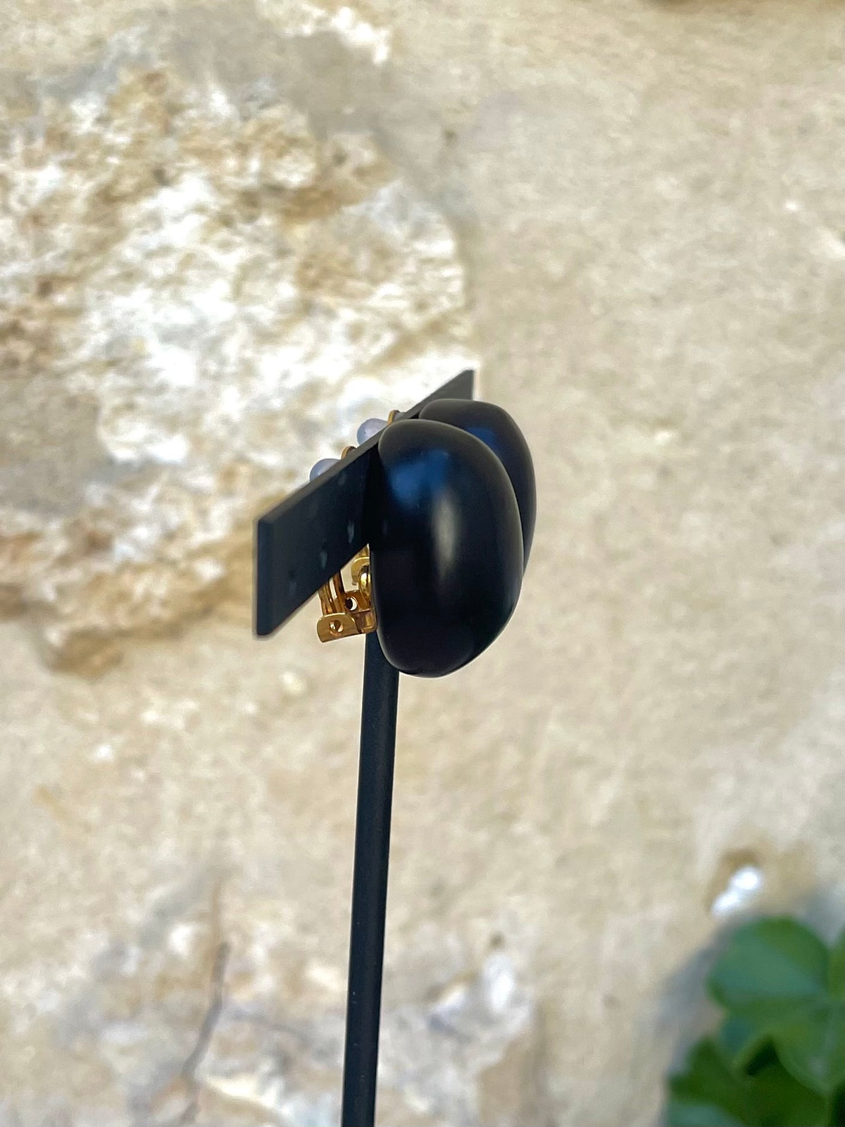 Boucles d'oreilles ANDRÉA NOIR - Dominique Denaive