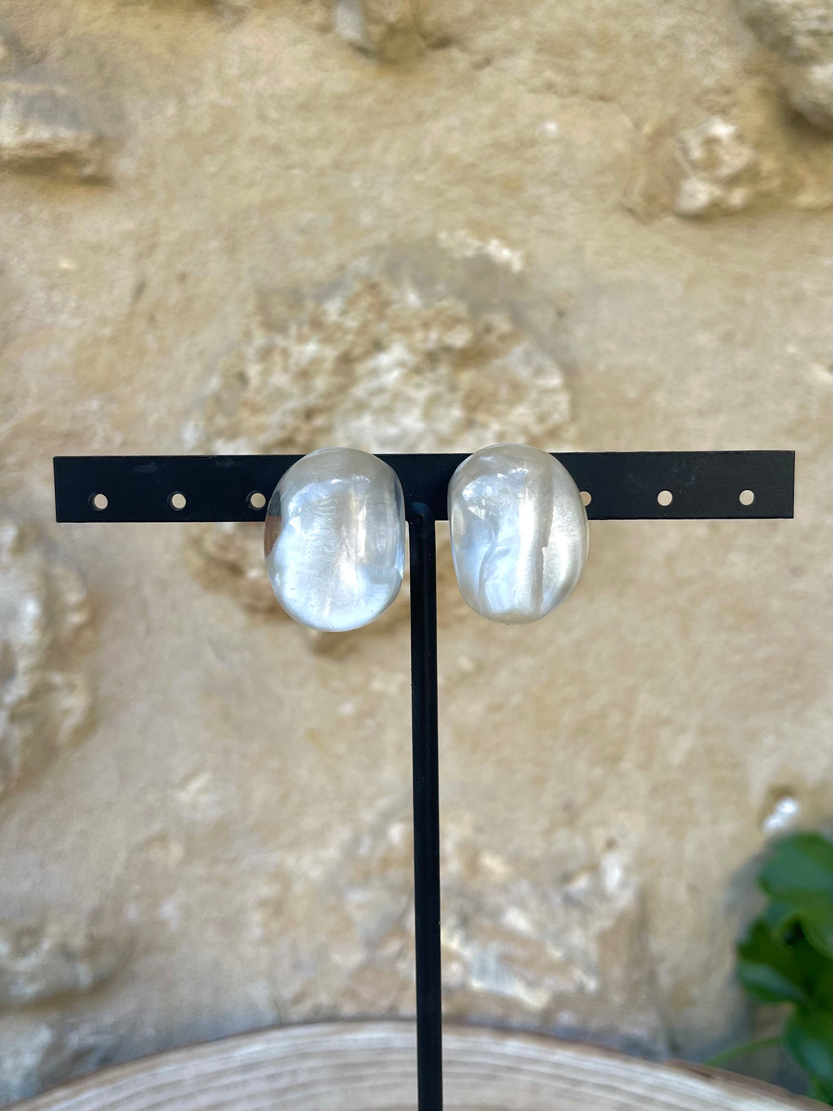 Boucles d'oreilles ANDRÉA NACRE - Dominique Denaive