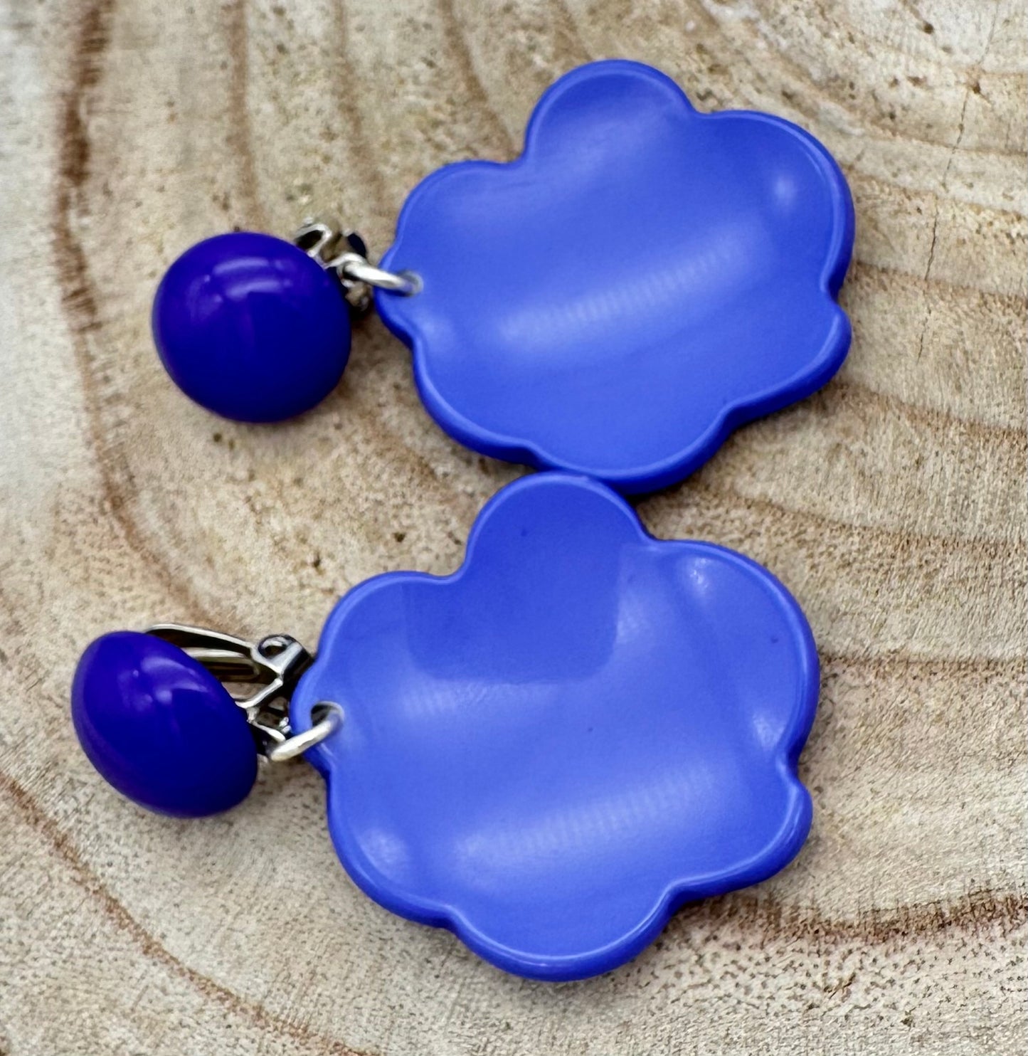 Pièce unique florale violet; Francine BRAMLI