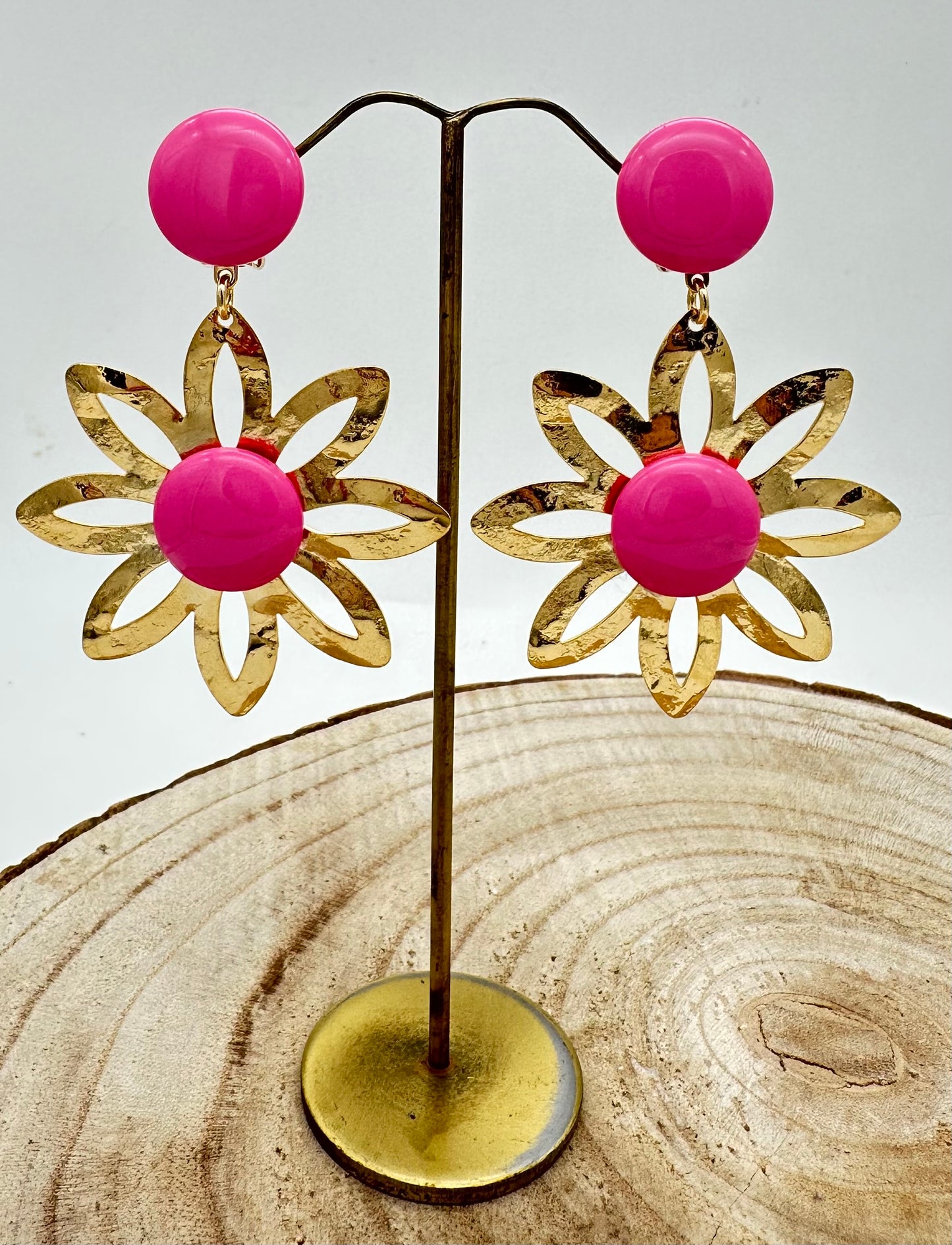 Fleur en métal; Francine BRAMLI