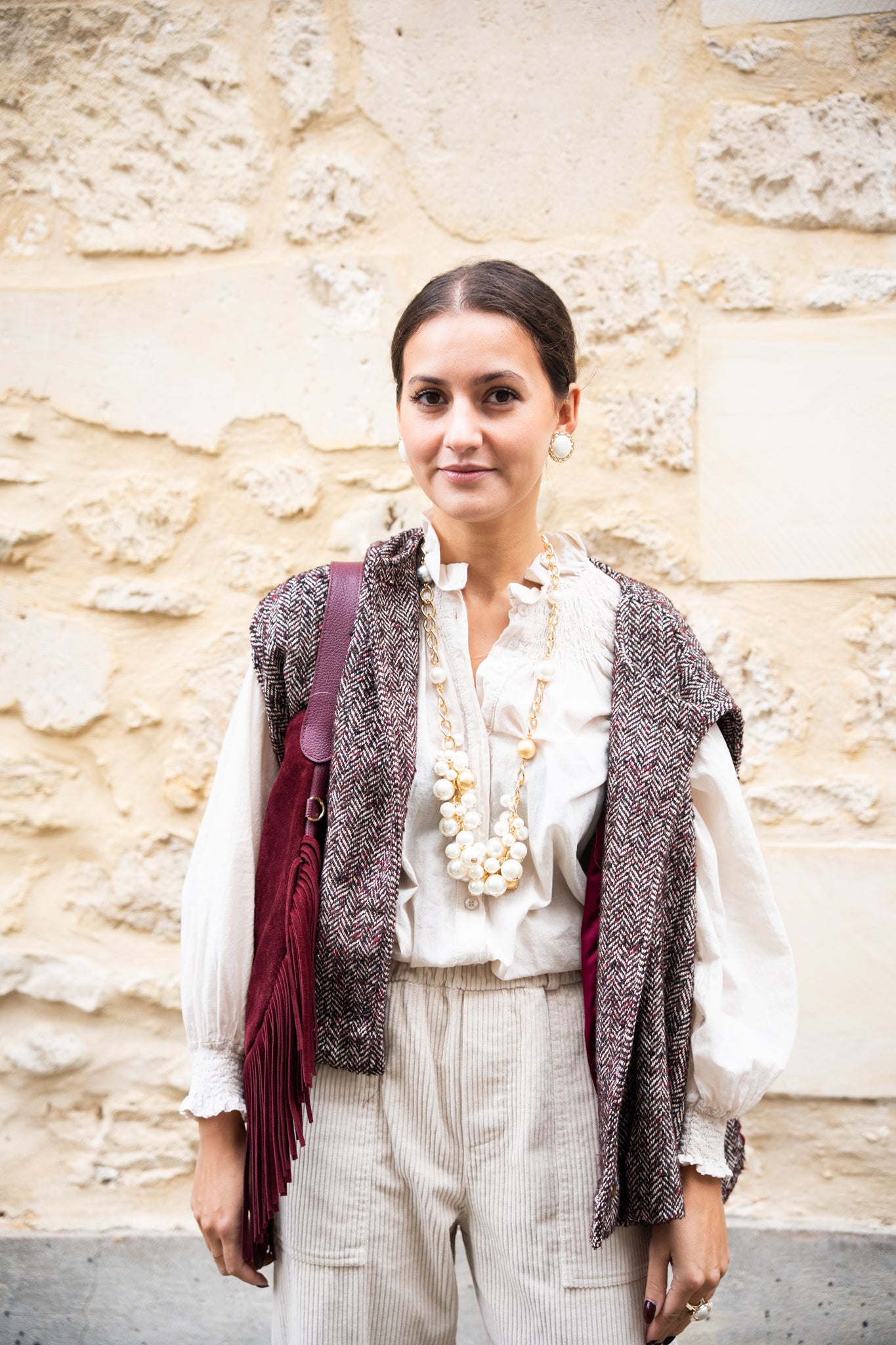 COLLIER PERLES GRAPPE - Francine BRAMLI