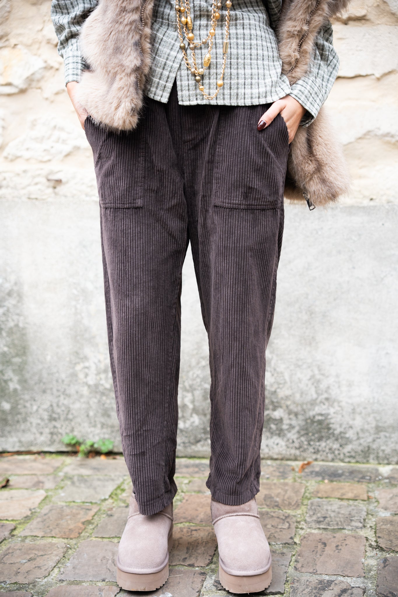 Pantalon Marron