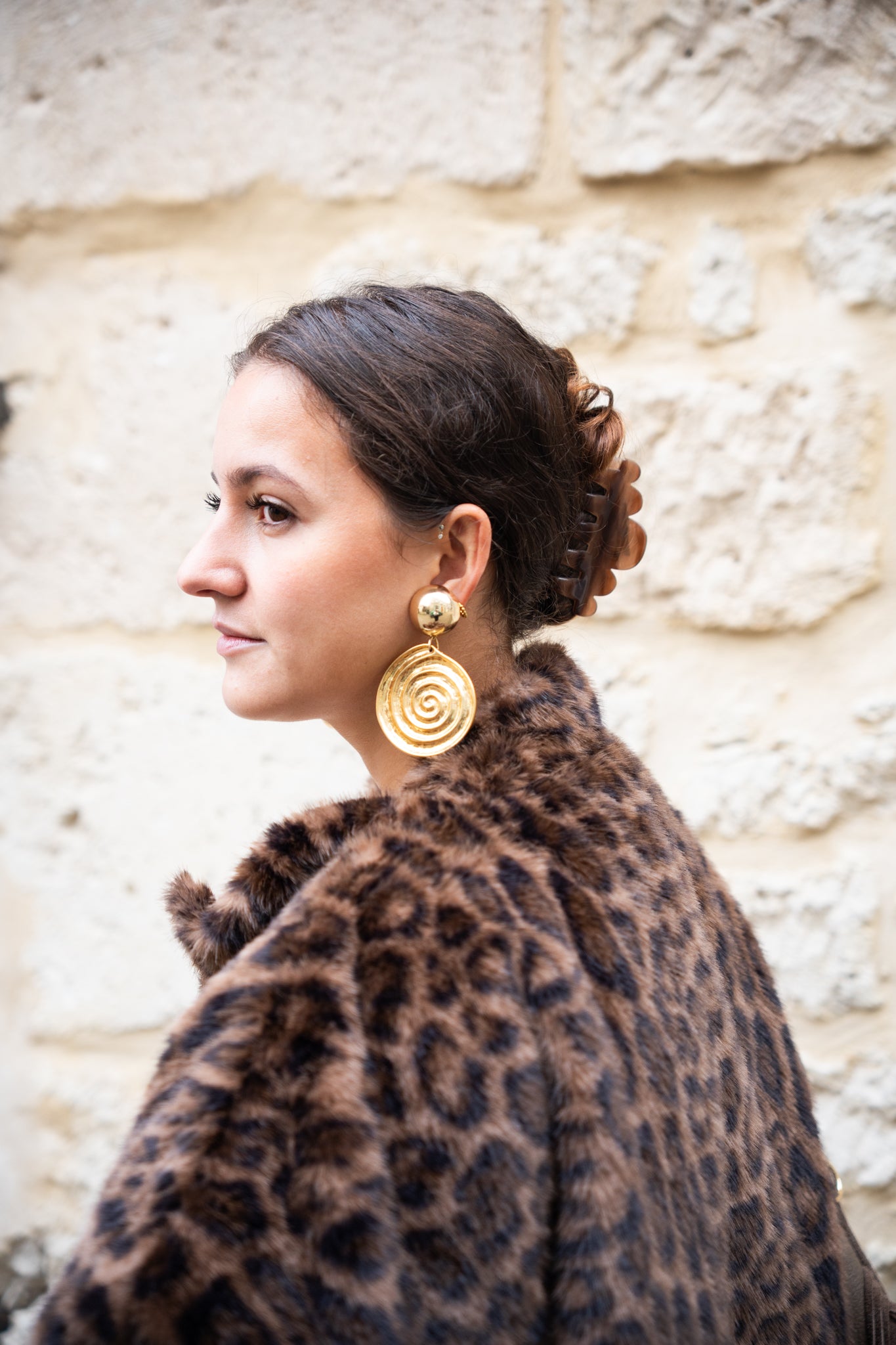 Veste leopard reversible