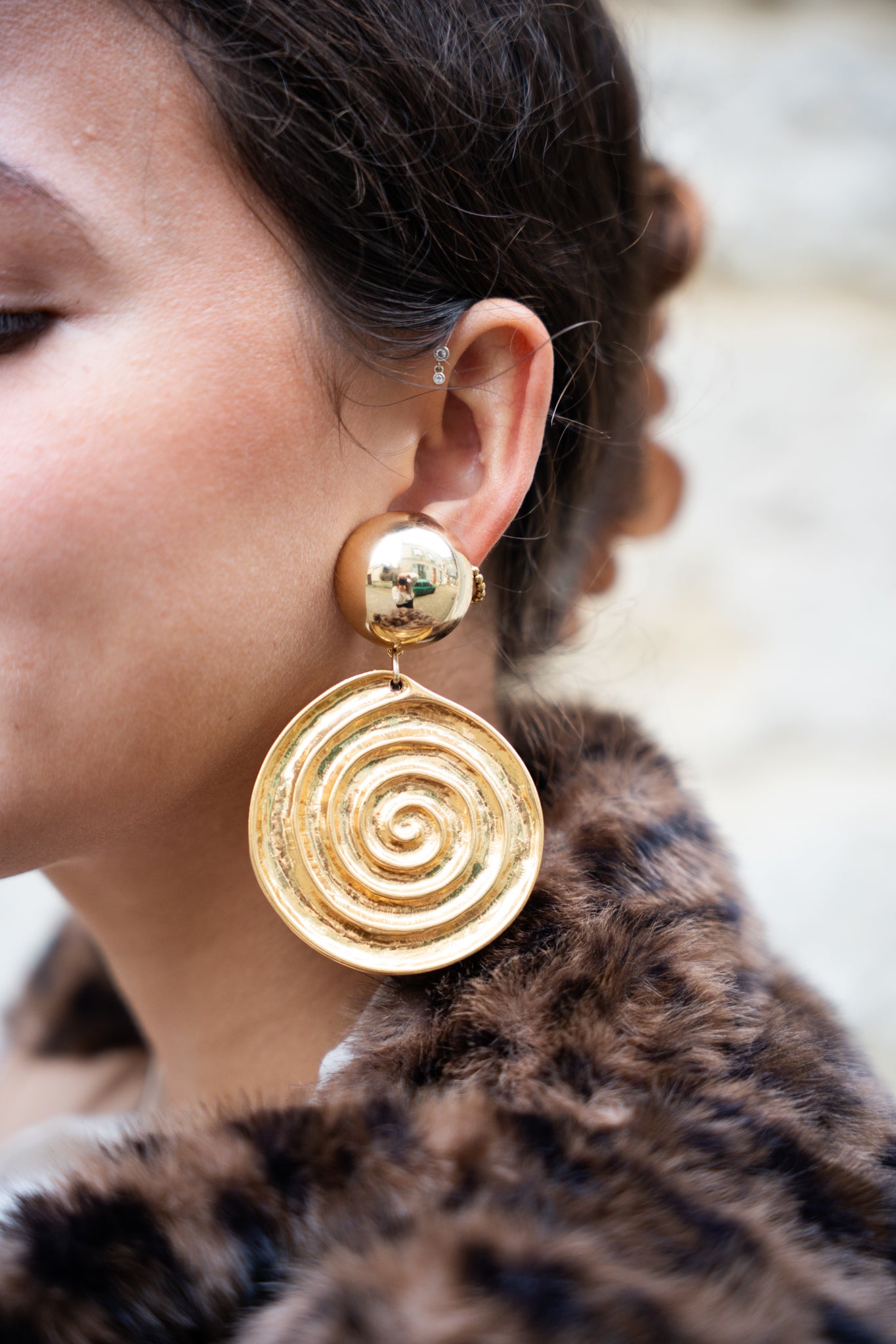 Veste leopard reversible